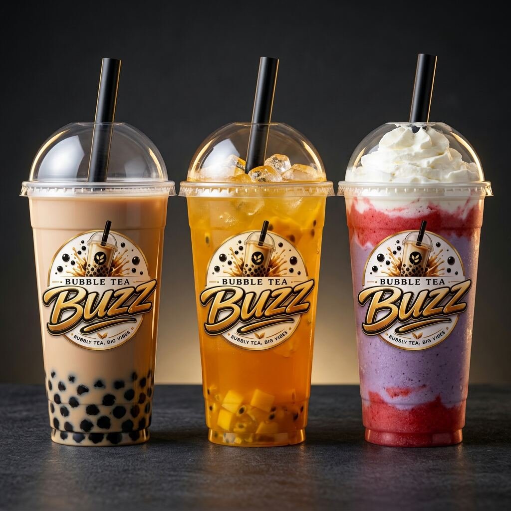 Bubble Tea Buzz signature drinks